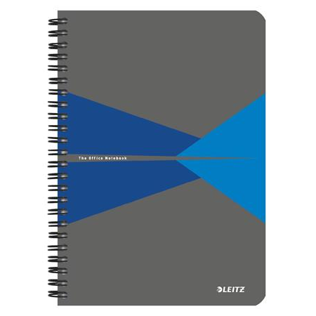 Leitz 44980035 Notizbuch A5 90 Blätter Blau, Grau