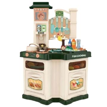 Manyuk Toys Szuperséf ázsiai kiskonyha szett, 77 cm - zöld (848A) (848A)