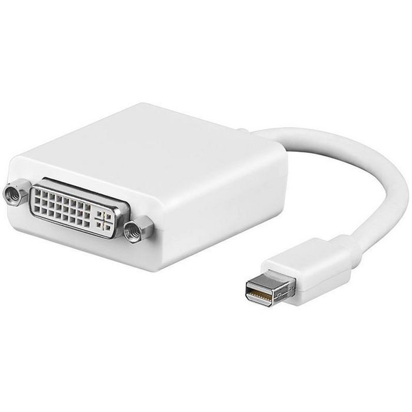 Microconnect MDPDVI cavo e adattatore video 0,15 m Mini DisplayPort DVI-I Bianco