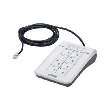 ATEN 2XRT-0019G alte dispozitive de intrare Cu taste RJ-11 Negru, Alb