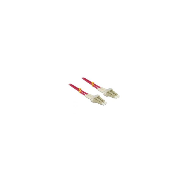 DELOCK LWL Patchkabel LC -> LC 5.00m Multimode Duplex OM4