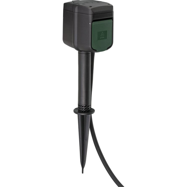 Brennenstuhl Connect WIFI 230V Kerti elosztó 2 aljzatos 3m - Fekete