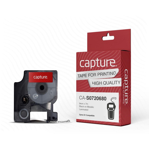 Capture CA-S0720680 nastro per etichettatrice Nero su bianco