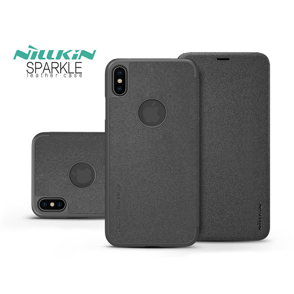 Flipové pouzdro Nillkin pro Apple XS MAX tmavě modré