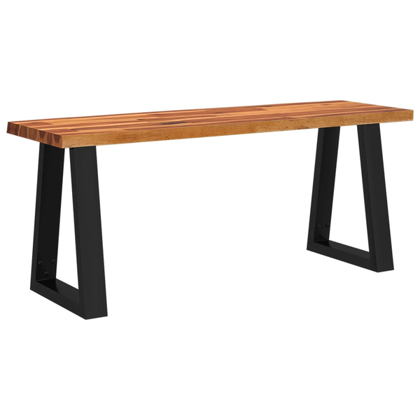 tömör akácfa pad természetes éllel 110 cm