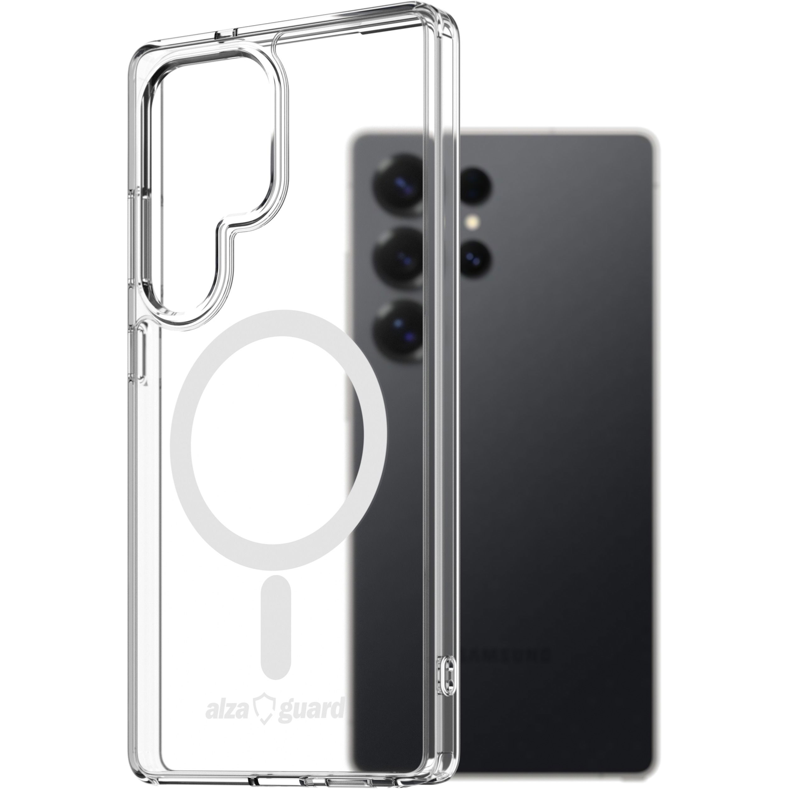 AlzaGuard Crystal Clear Samsung Galaxy S25 Ultra MagSafe TPU tok (AGD-PCMT37Z)