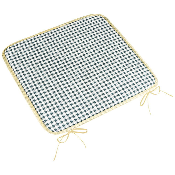 BELLATEX Ülőpárna BERTA, 34\610 sima 40 × 40, kockás, szürke