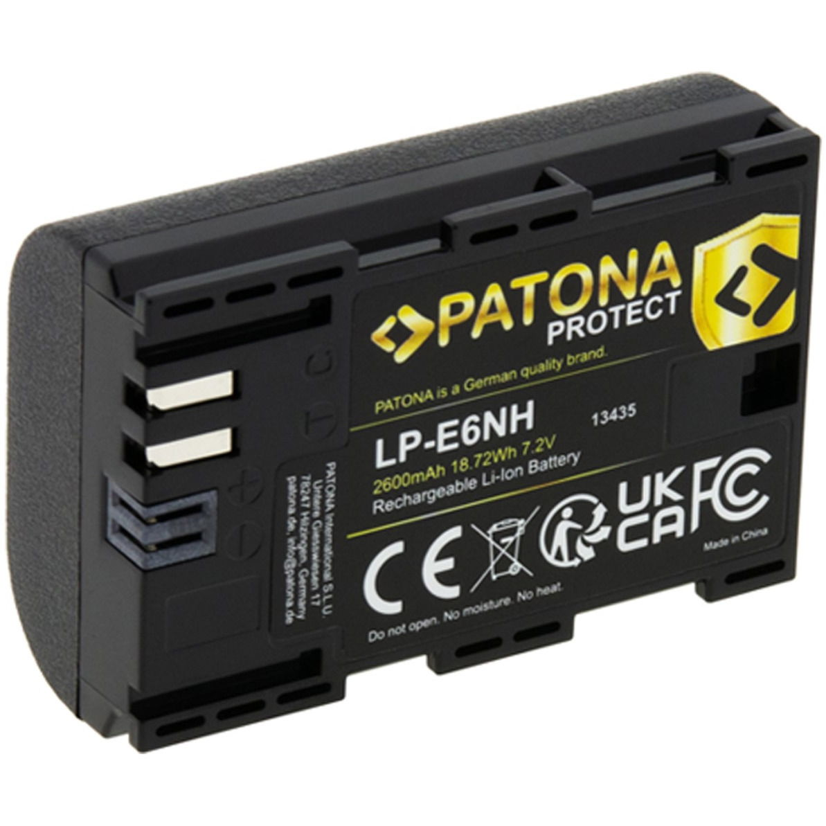 PATONA Canon LP-E6NH 2600mAh Li-Ion Protect EOS R5/R6 (PT13435)
