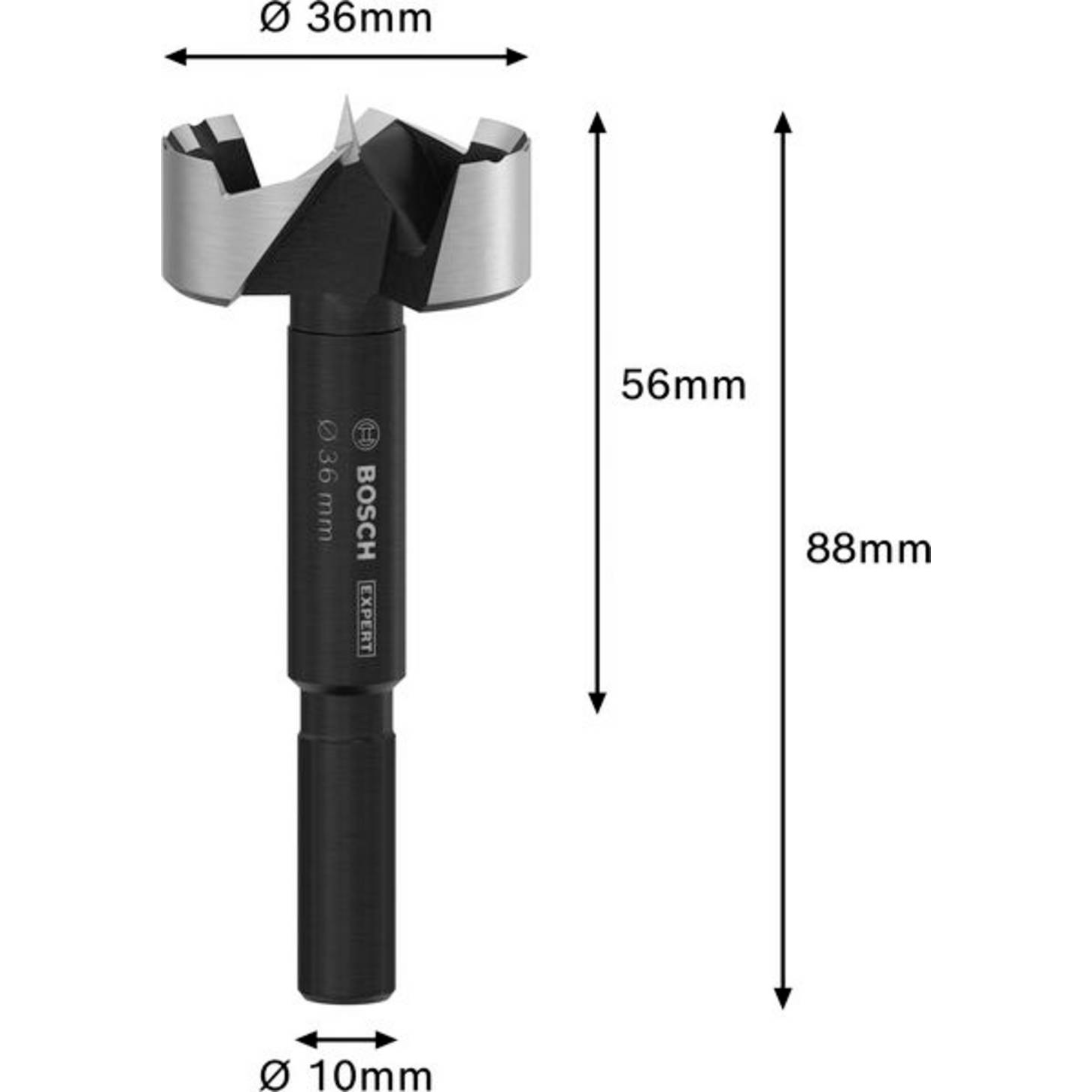 Bosch Forstner fúró 36 mm Teljes hossz 88 mm 1 db (2608901838) (2608901838)