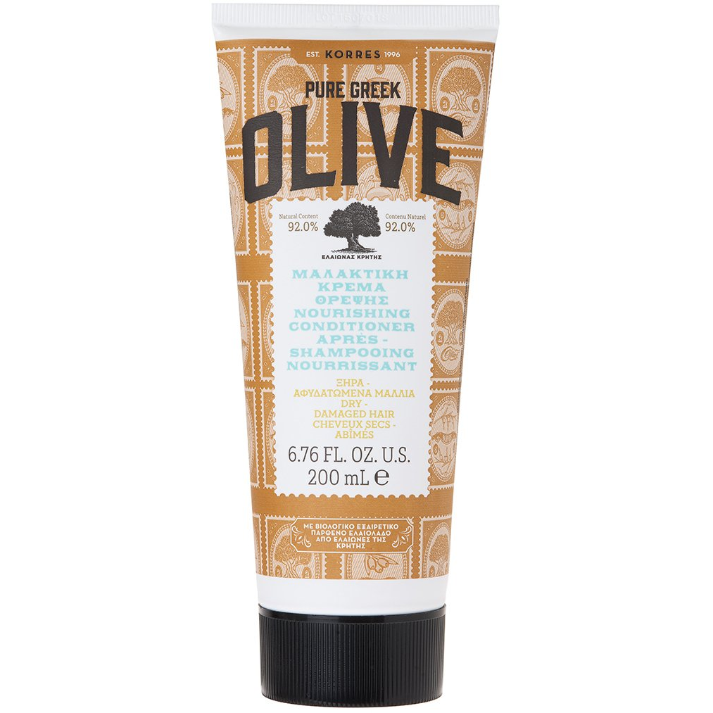 KORRES Pure Greek Olive Nourishing Conditioner for Dry - Damaged Hair 200 ml (5203069067815)