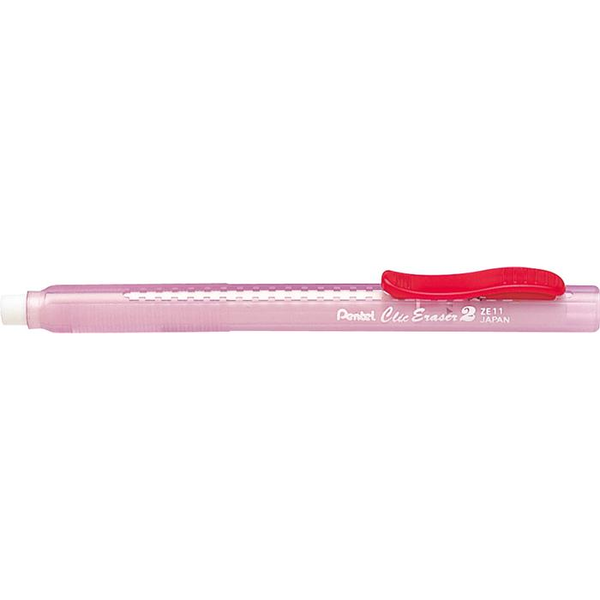 Гумичка с пъхна вложка ZE11T-B Pentel червено тяло