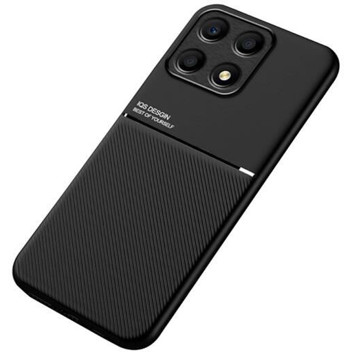 Gigapack Honor X8a mágneses, bőr hatású, csíkos mintás tok fekete (GP-139009)