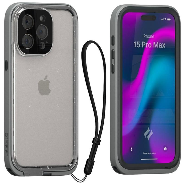 Catalyst Total Protection Case Titanium Gray iPhone 15 Pro Max tok