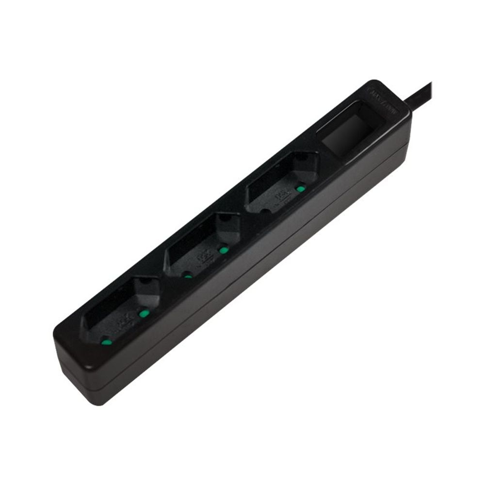 LogiLink LPS229B 230V Elosztó 3 aljzatos 1.5m - Fekete (LPS229B)