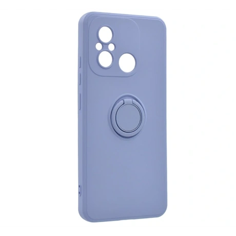Szilikon telefonvédő (tartógyűrű, mikrofiber plüss belső, mágneses, kameravédő) LILA Xiaomi Redmi 12C "Gigapack csomagolás" (GP-140018)