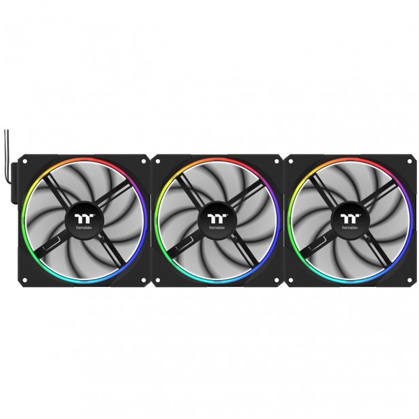 140mm Thermaltake TS140 EX RGB 3Pack Fan Balck