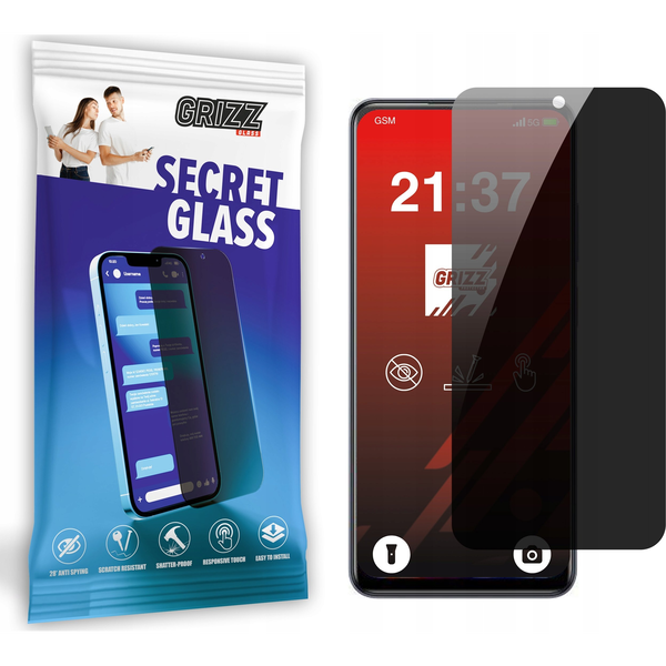 Szkło prywatyzujące GrizzGlass SecretGlass do ZTE Blade V70 Max