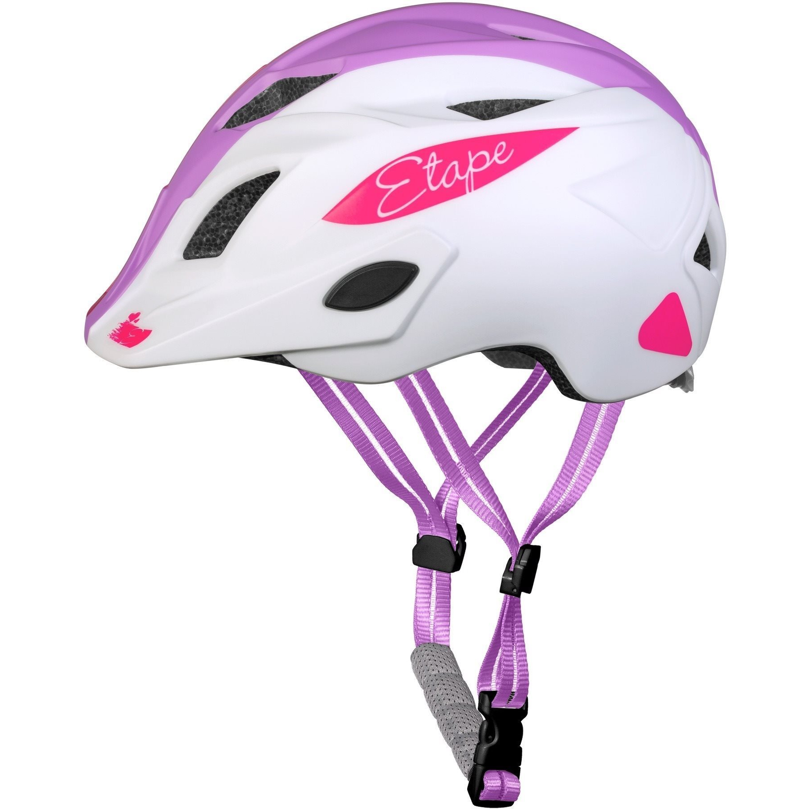 Etape Pluto Light fehér / lila, matt, 52 - 56 cm (8592201057836)