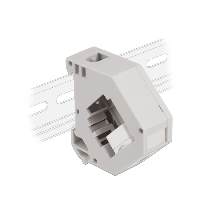 Delock DIN sín adapter Keystone A-típusú USB 2.0 anya csatlakozó felülettel (87163) (Delock87163)