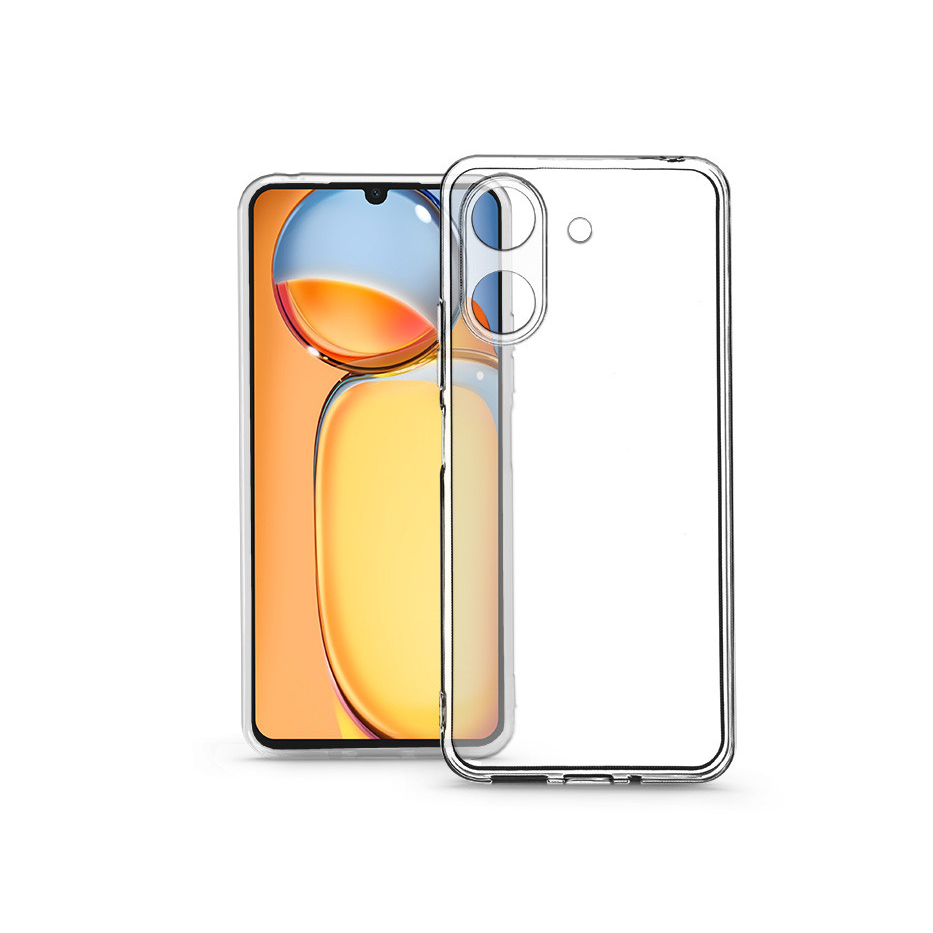 Xiaomi Redmi 13C szilikon hátlap kameravédővel - Clear Case - átlátszó (HF263101)