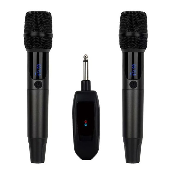 HIFUTURE Mikrofon univerzális 2db-os szett Jack adóval fekete WM100BLACK
