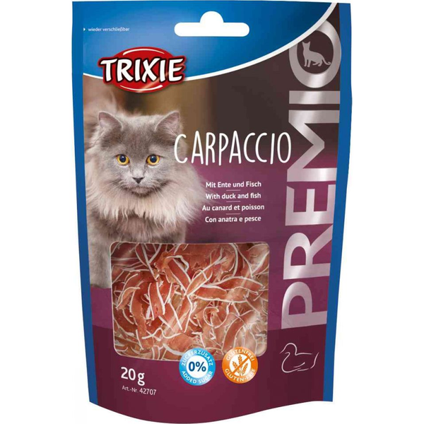 Trixie 42707 Jutalomfalat Premio Carpaccio 20 g Kacsa És Halas Falatkák