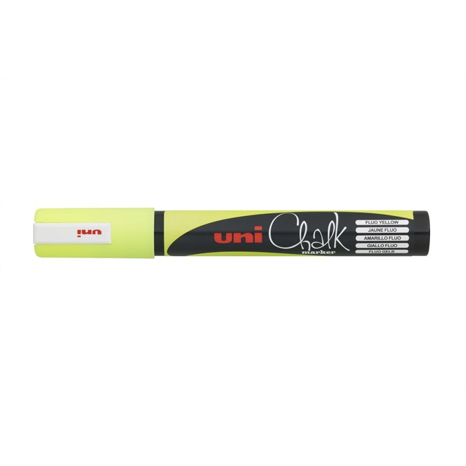 Uni PWE-5M 1.8-2.5mm Krétamarker - Fluor sárga (PWE-5M F.YELLOW)