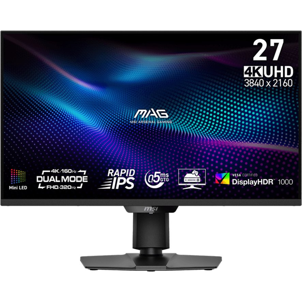 MSI MAG 274UPDF E16M 27-инчов гейминг монитор 4K 160Hz Mini-LED