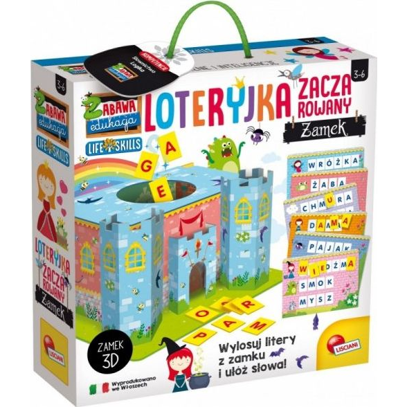 Lisciani Gra edukacyjna Loteryjka - Zaczarowany zamek