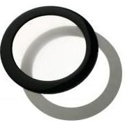 DEMCiflex 80mm  fekete kerek por filter