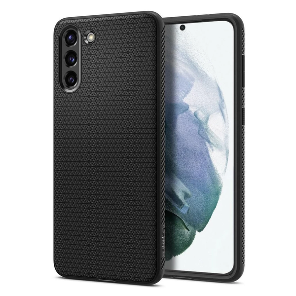 SPIGEN LIQUID AIR Galaxy S21 készülékhez tok matt fekete