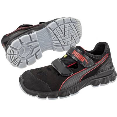 PUMA Safety Aviat Low ESD SRC 640891-42 ESD biztonsági cipő S1P Méret: 42 Fekete, Piros 1 pár (640891-42)