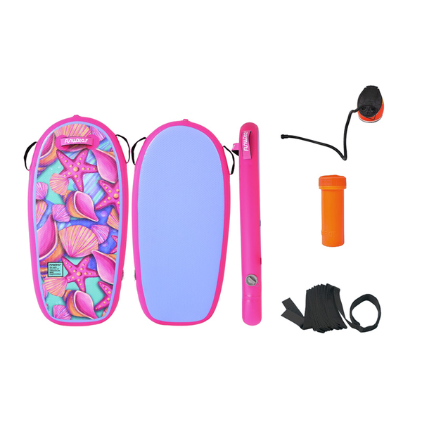 FUNWATER Felfújható bodyboard 11m rózsaszín PVC ESIZ00089