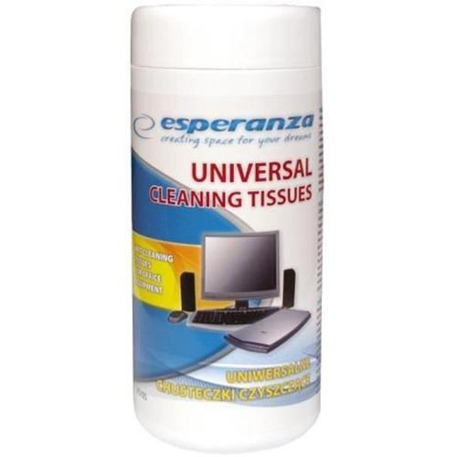 Esperanza LCD/TFT nedves tisztítókendő 100db  (ES106)
