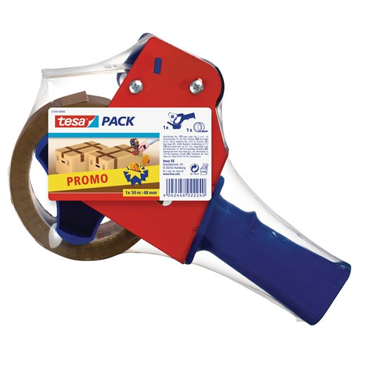 Tesa 57395 50mm Csomagzáró gép csomagolószalaggal