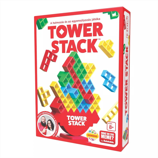 Kensho Stack Tower Joc de societate cu 44 de piese
