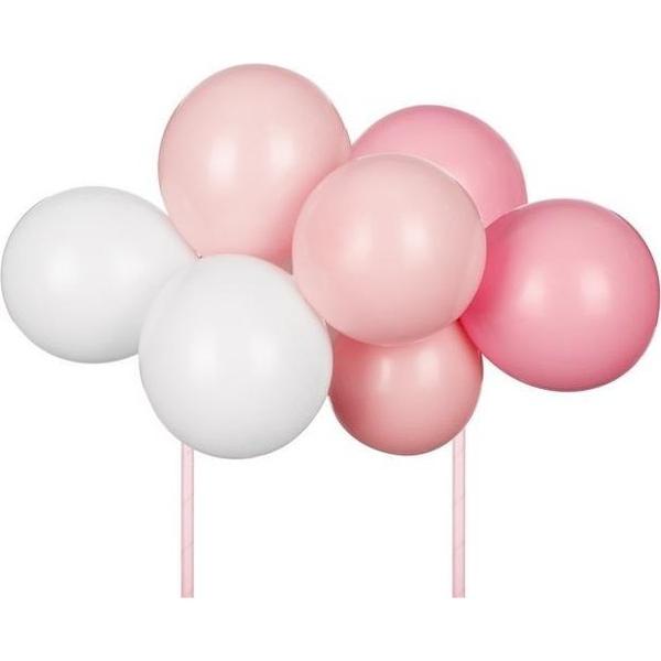 Balonowy topper na tort różowy 29cm EDUKAMP