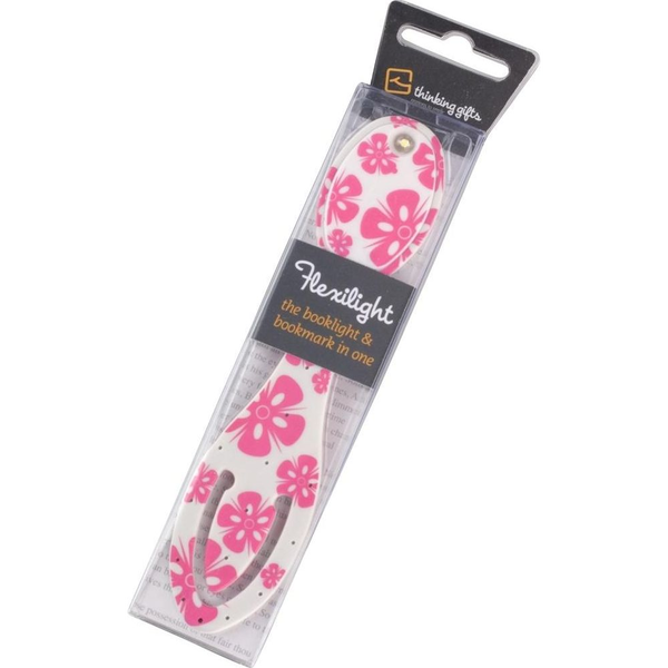  Thinking Gifts Flexilight Pink Flowers - Lampka do książki Kwiaty