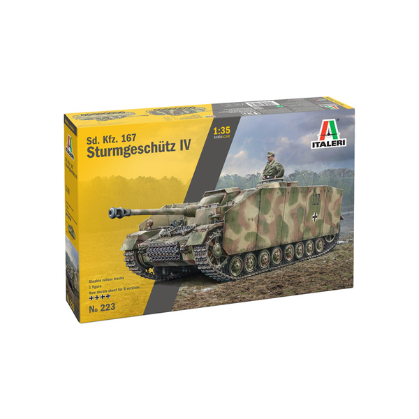 Italeri Sd.Kfz.167 Sturm geschutz IV Műanyag tank makett 1:35