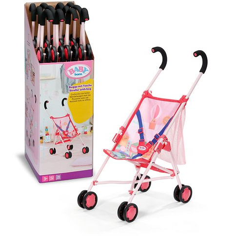 BABY born Stroller with Bag Pink Kočík pre bábiku