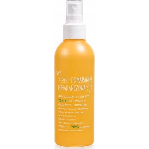 Ziaja Nawilżający i świeży tonik do twarzy kokos-pomarańcza 190ml