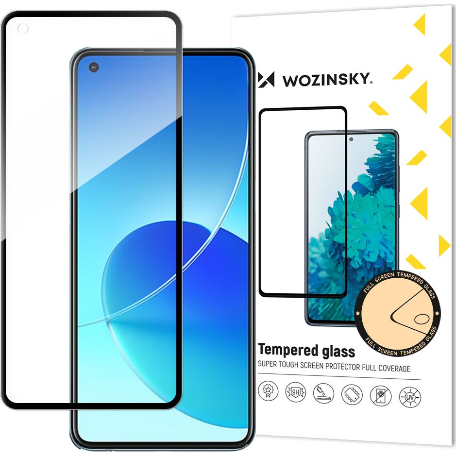 Wozinsky Tempered Glass Full Glue Super Tough Képernyővédő Fólia, Teljesen Fedett Kerettel, Tokka (9145576220481)