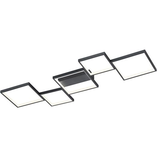 TRIO 627710532 Sorrento fekete fényerőszabályzós fali/mennyezeti LED lámpa