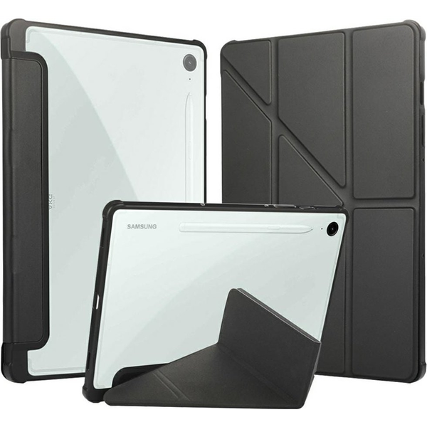 Tok Álló, Bőr Hatású (Flip, Asztali Tartó, 360°) Sötétkék Samsung Galaxy Tab E 9.6 Wifi (Sm-T560), Samsung Galaxy Tab E 9.6 3G (Sm-T561)