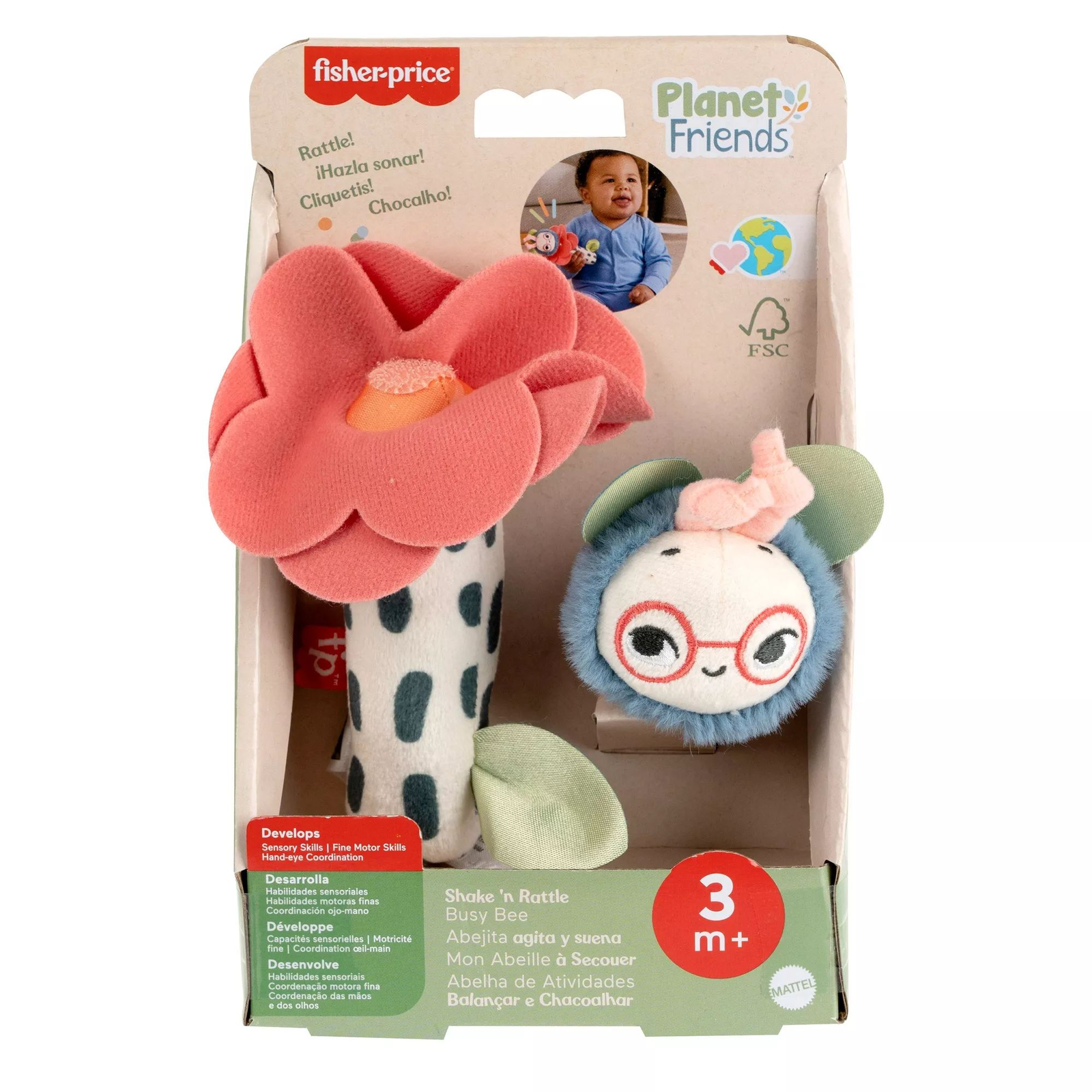 Fisher-Price Planet Friends Zümi csörgő (HYR56)