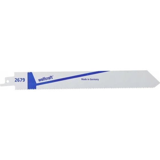  Wolfcraft 2 brzeszczoty szablaste Wolfcraft - 220 mm, dokładne, precyzyjne cięcia