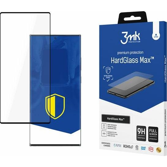 3mk HardGlass Max edzett üvegfólia 9H FingerPrint Samsung Galaxy S22 Ultra 5G