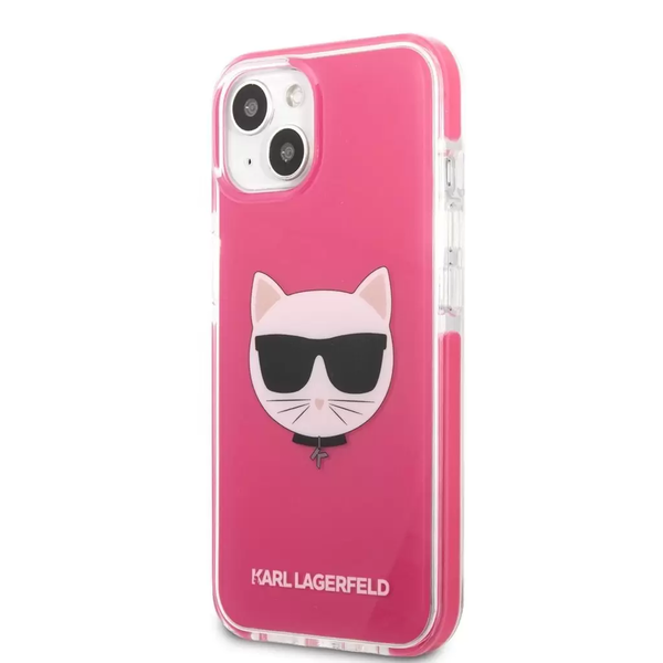 Karl Lagerfeld tok pink KLHCP13STPECPI Apple iPhone 13 Mini készülékhez