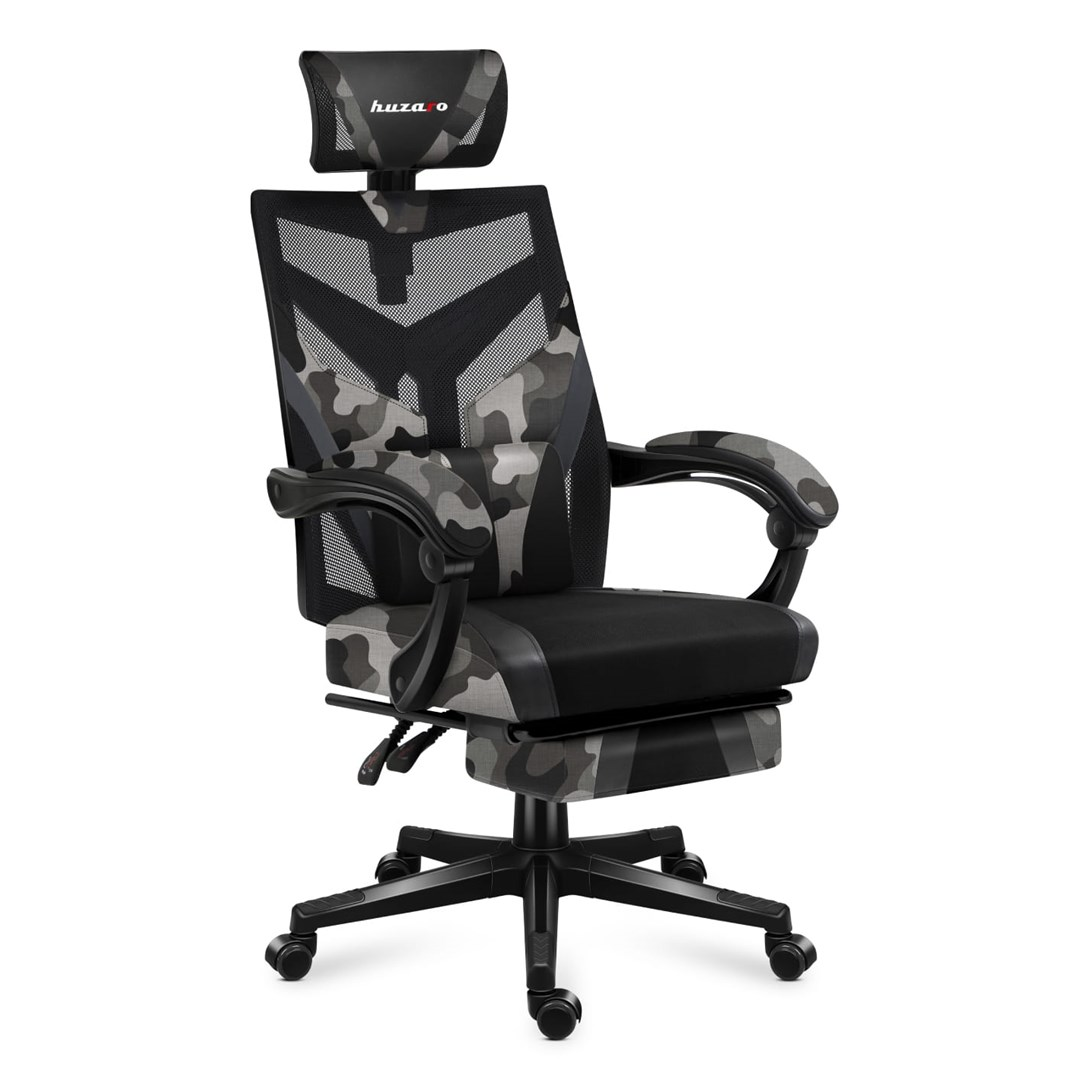 Huzaro Combat 5.0 Gamer szék - Fekete/Terepmintás (HZ-COMBAT 5.0 CAMO)