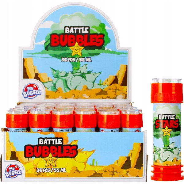 MY BUBBLE  BANKI MYDL BATTLE STARS 55ML MY BUBBLE 36/144/28